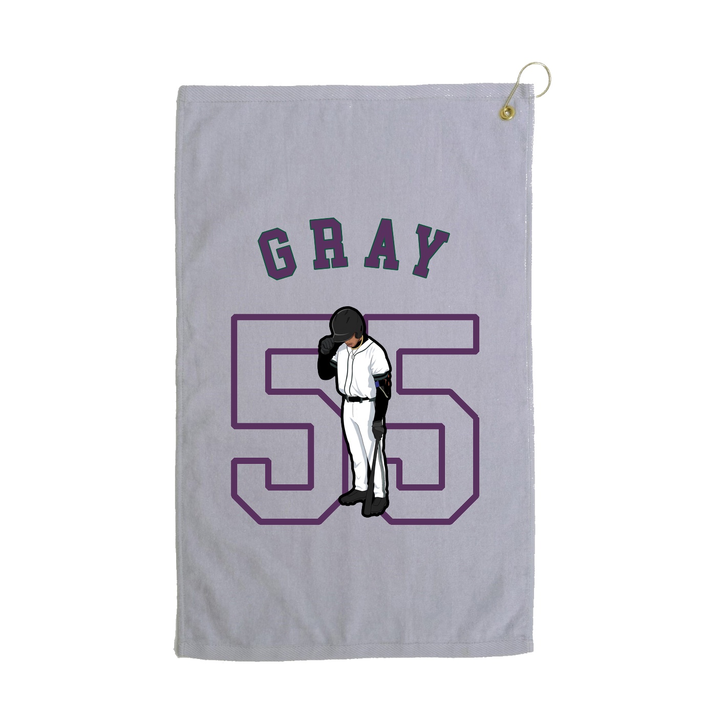 Golf Towel — Shirsey Arch in Grey