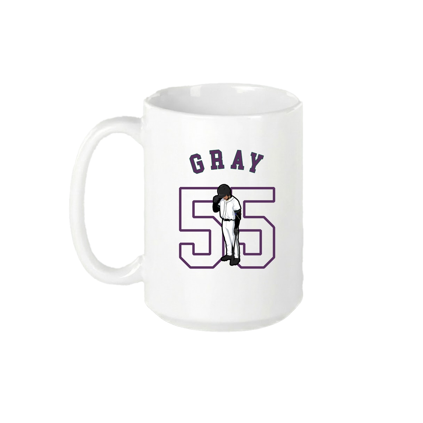 15oz Coffee Mug — Shirsey Arch in White
