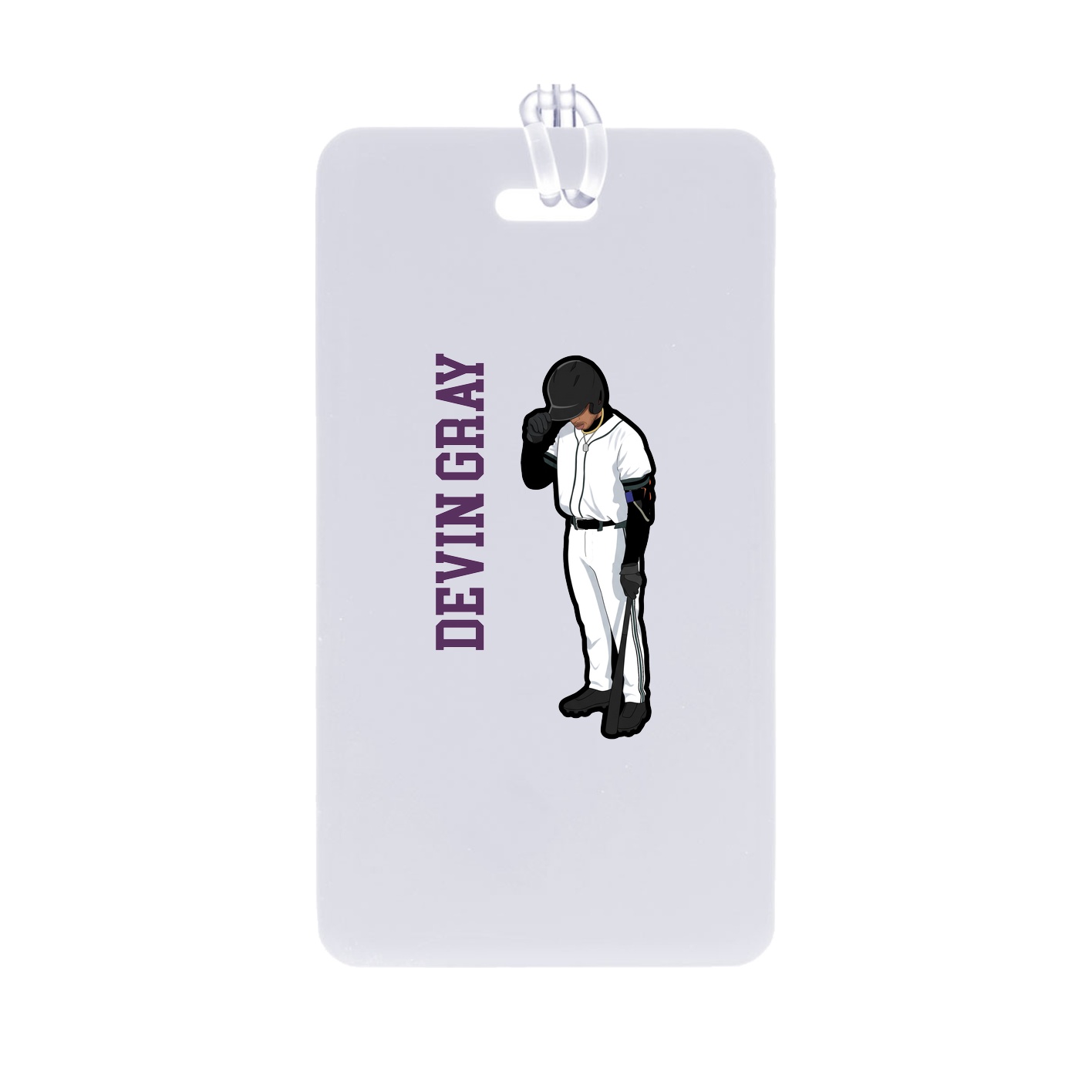 Bag Tag — Name Vertical in Classic