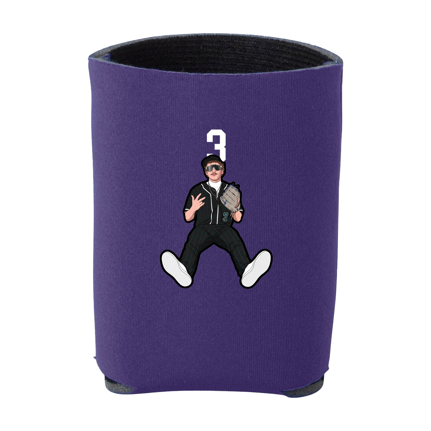 Can Holder — Number Top in Purple