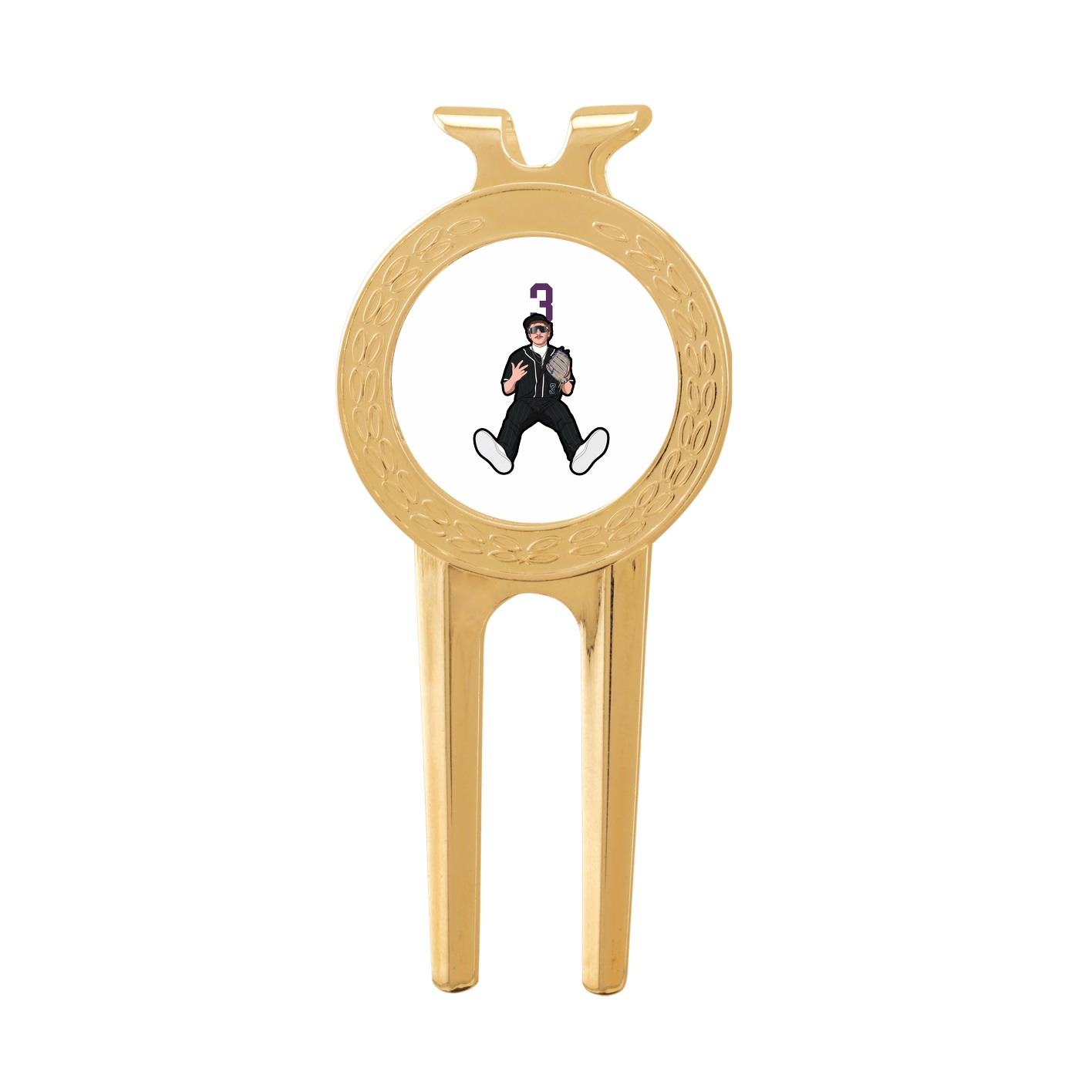 Divot Tool with Ball Marker — Number Top in Classic