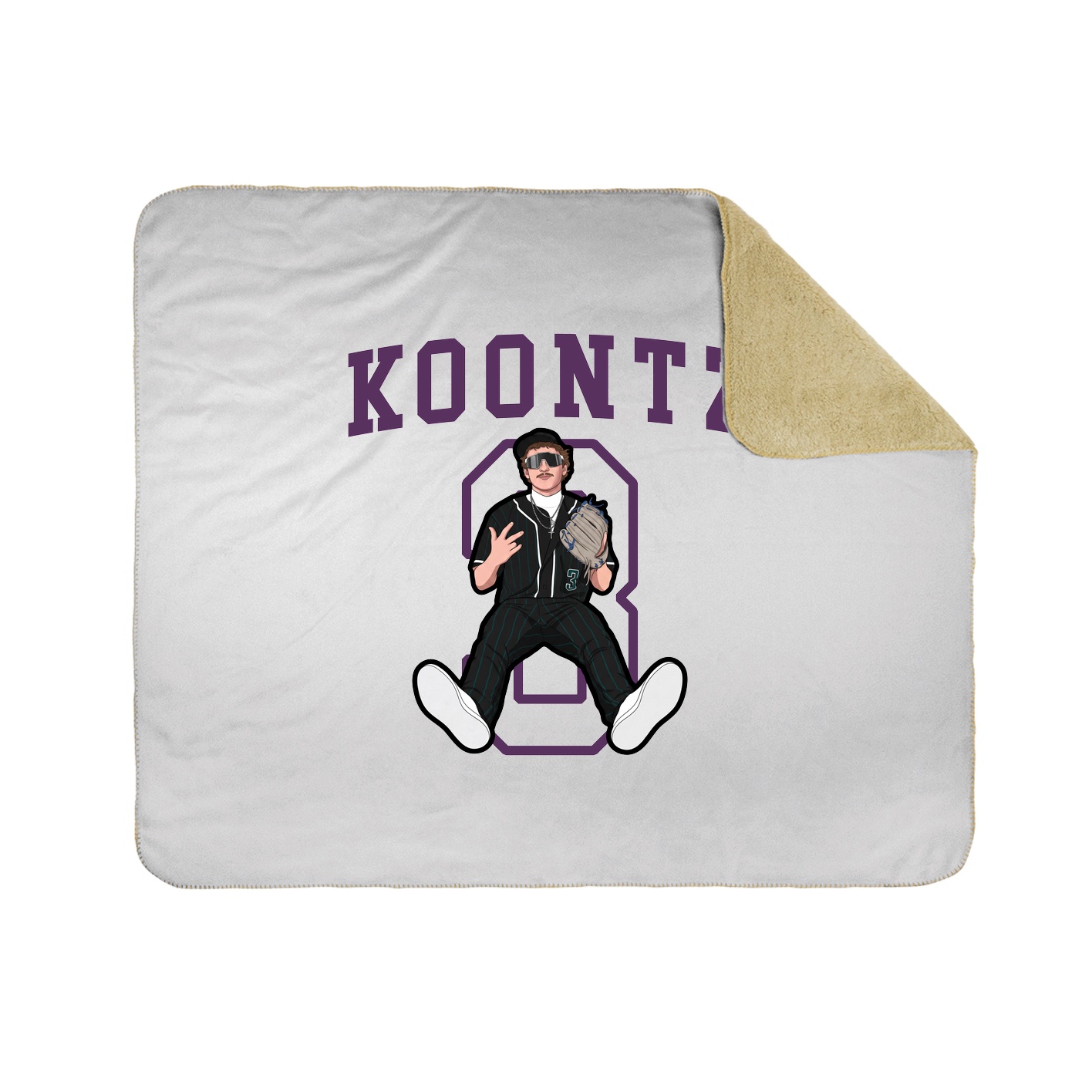 Throw Blanket — Shirsey in White
