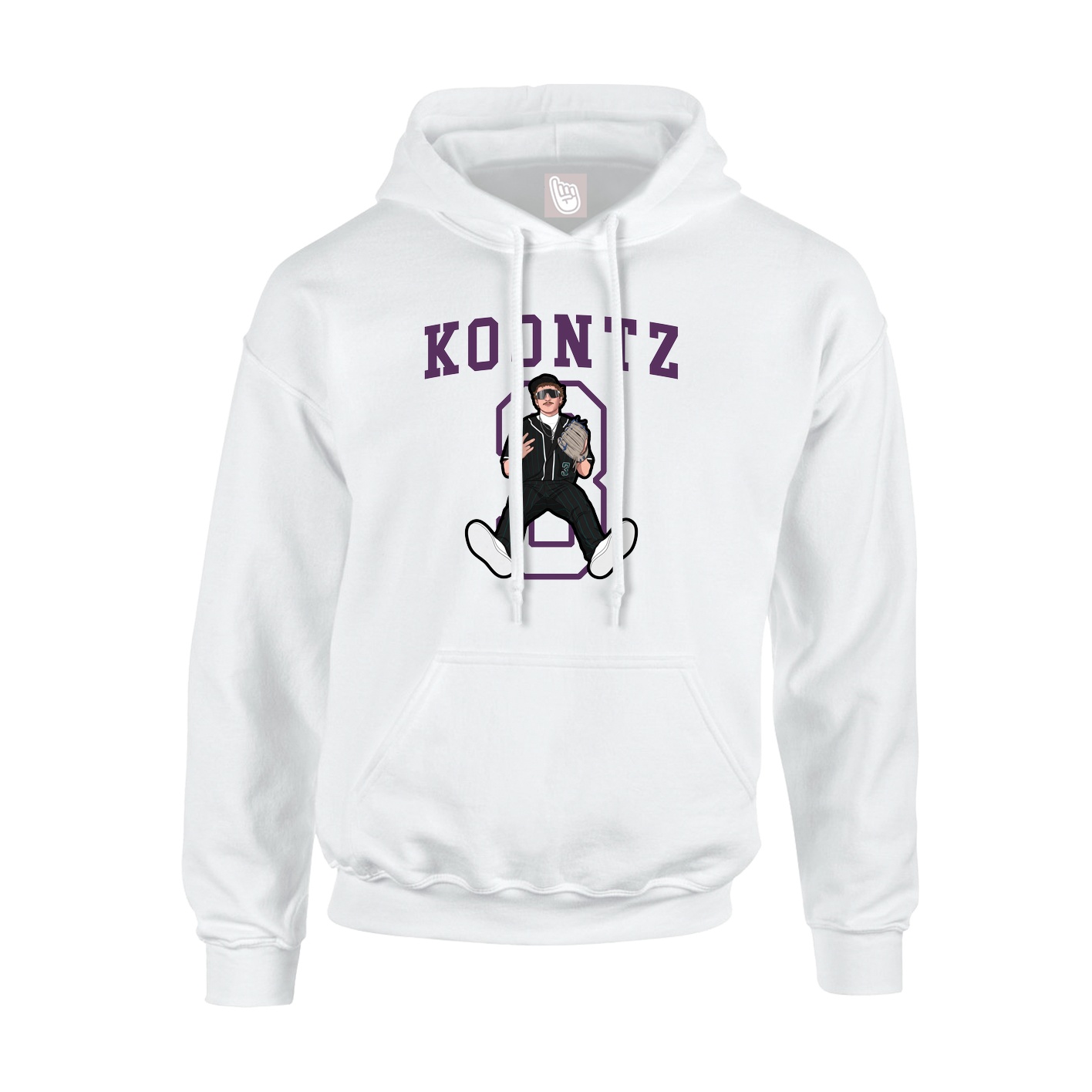 Hoodie — Shirsey in White