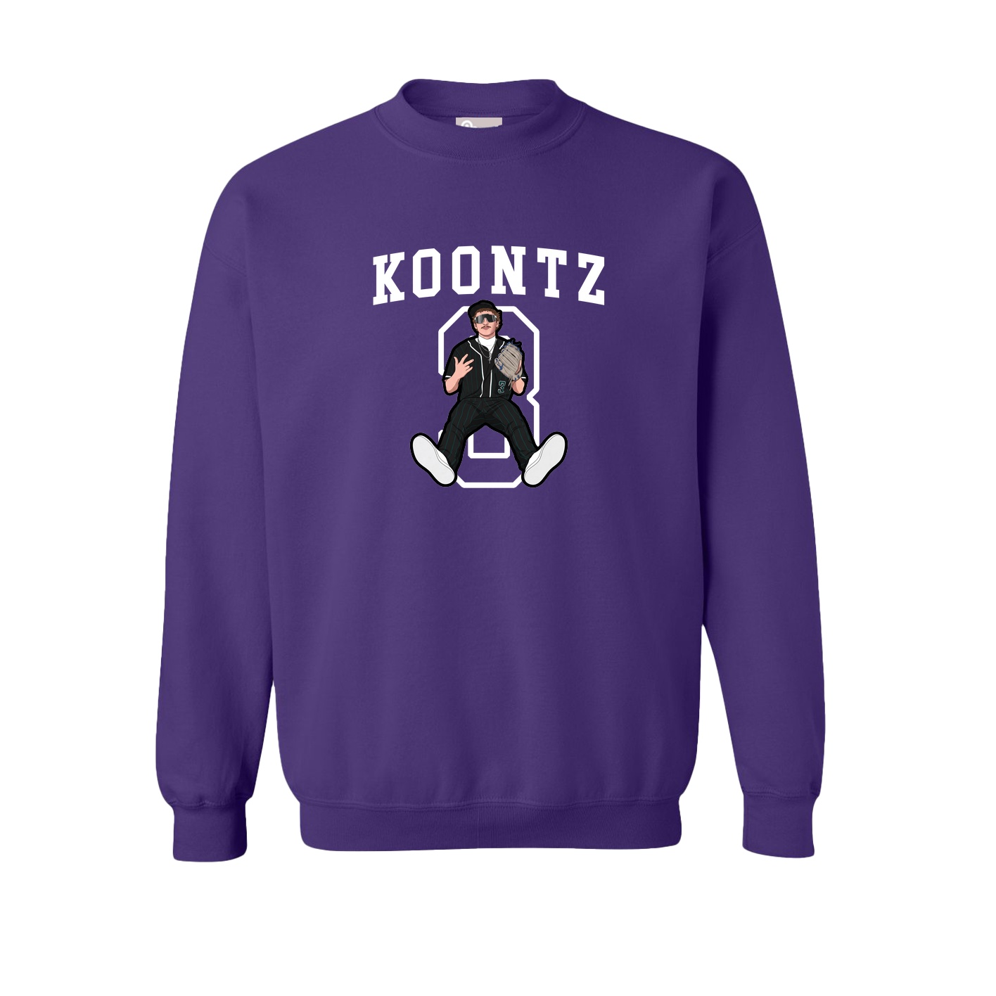 Fleece Crew — Shirsey in Purple
