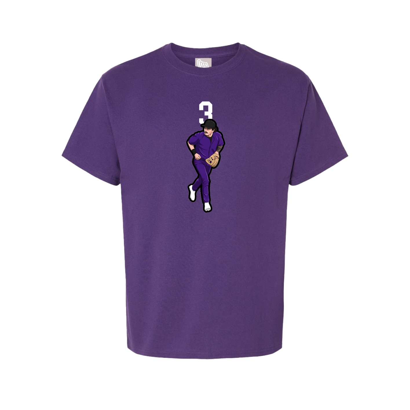 Tee — Number Top in Purple