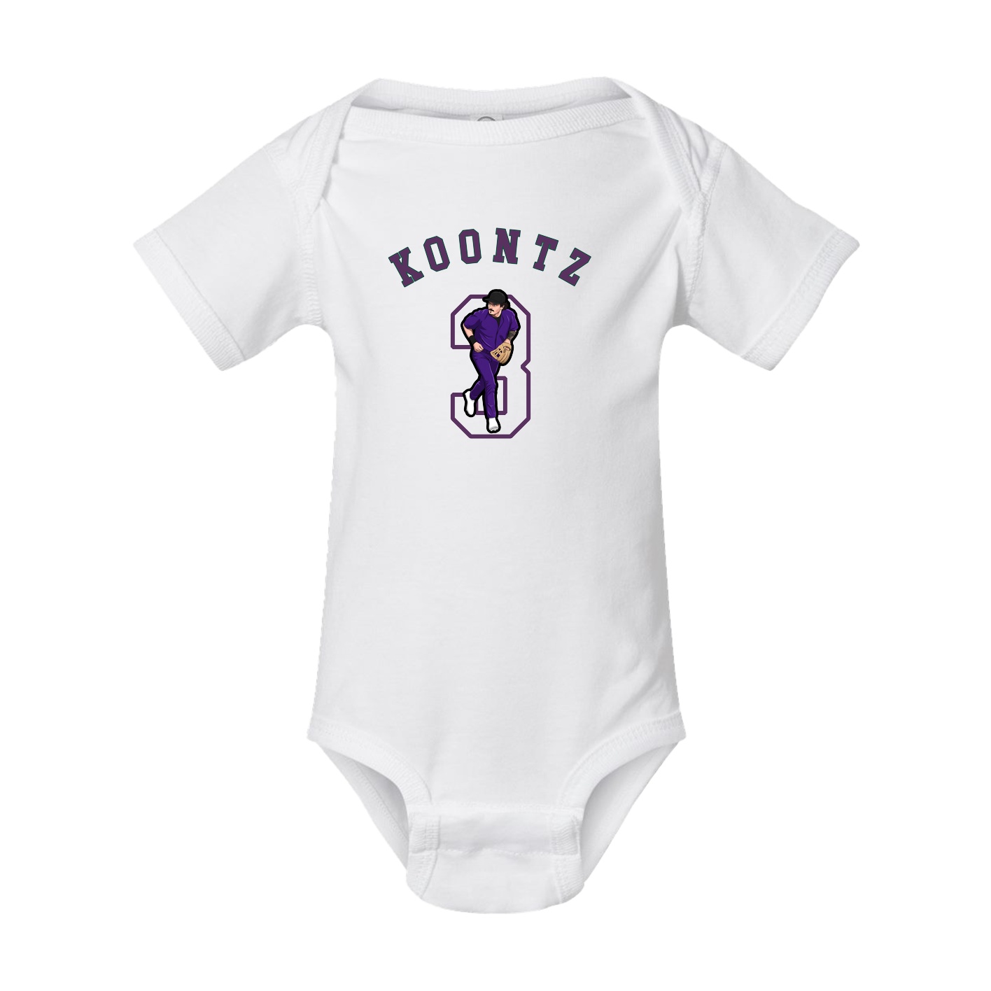 Baby Onesie — Shirsey Arch in White