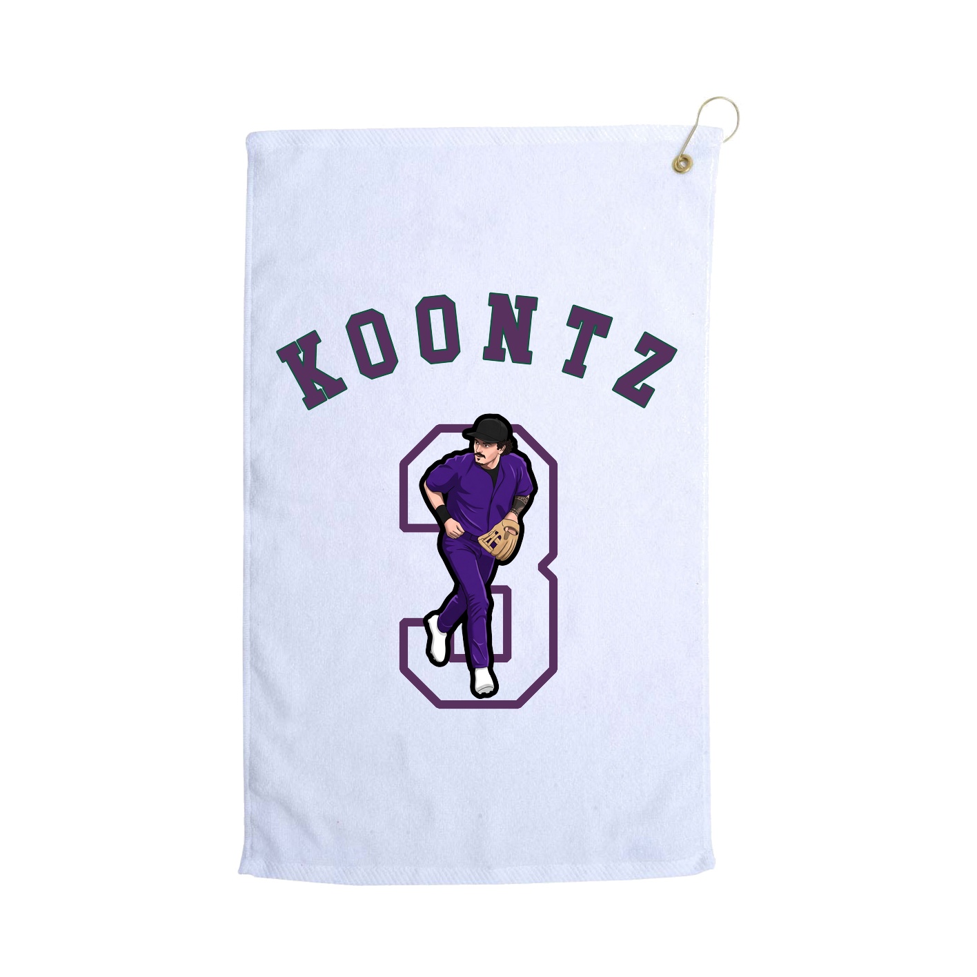 Golf Towel — Shirsey Arch in White