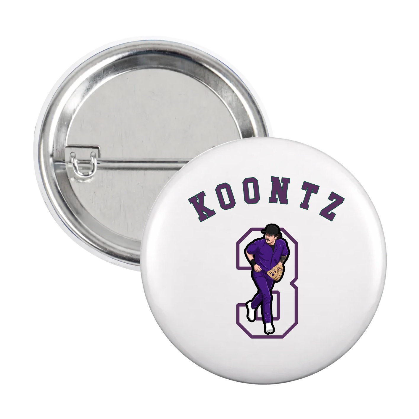 Game Day Button — Shirsey Arch in White