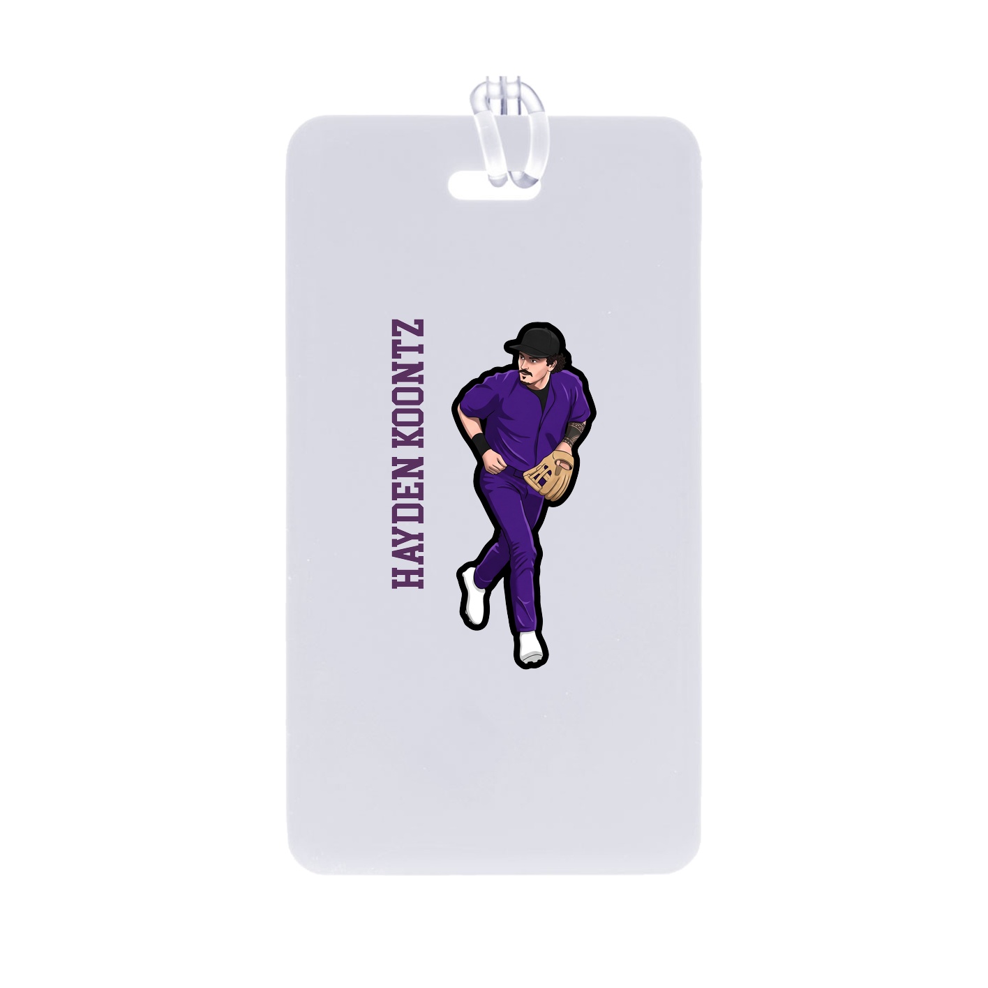 Bag Tag — Name Vertical in Classic