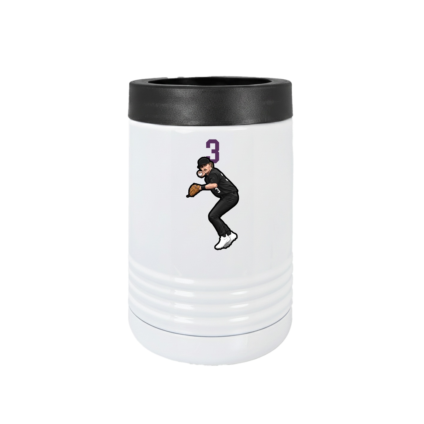 Beverage Holder — Number Top in White