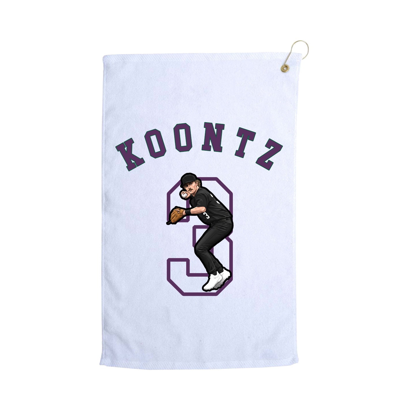 Golf Towel — Shirsey Arch in White