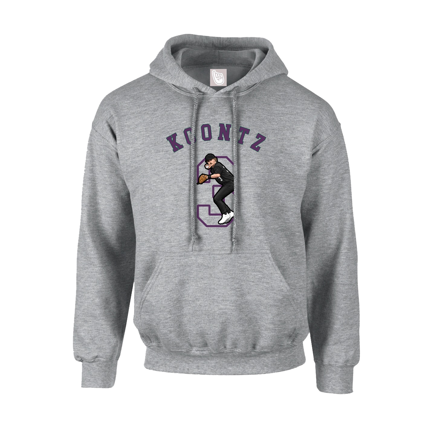 Youth Hoodie — Shirsey Arch in Grey
