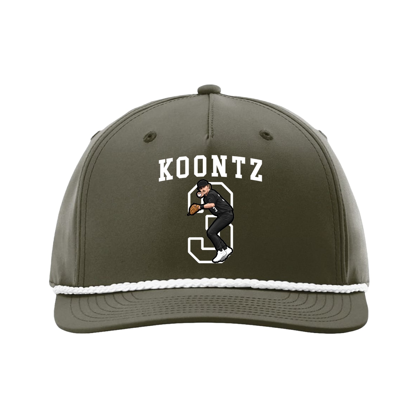 Five-Panel Classic Rope Cap — Shirsey in Green