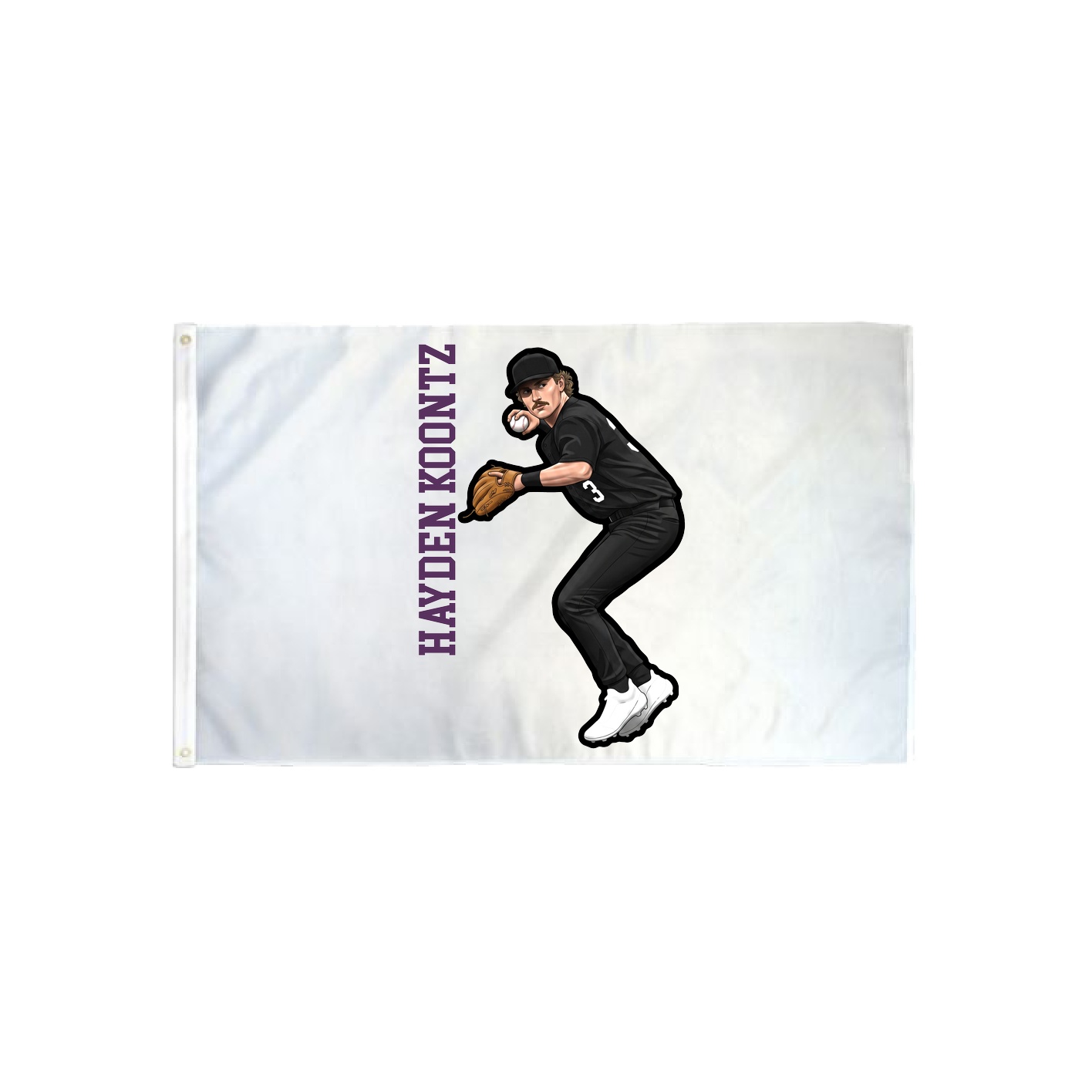 3x5 Flag — Name Vertical in Classic