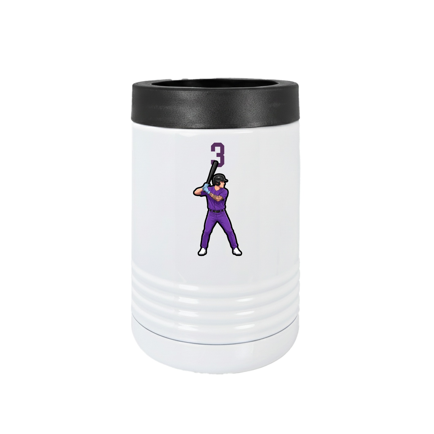 Beverage Holder — Number Top in White
