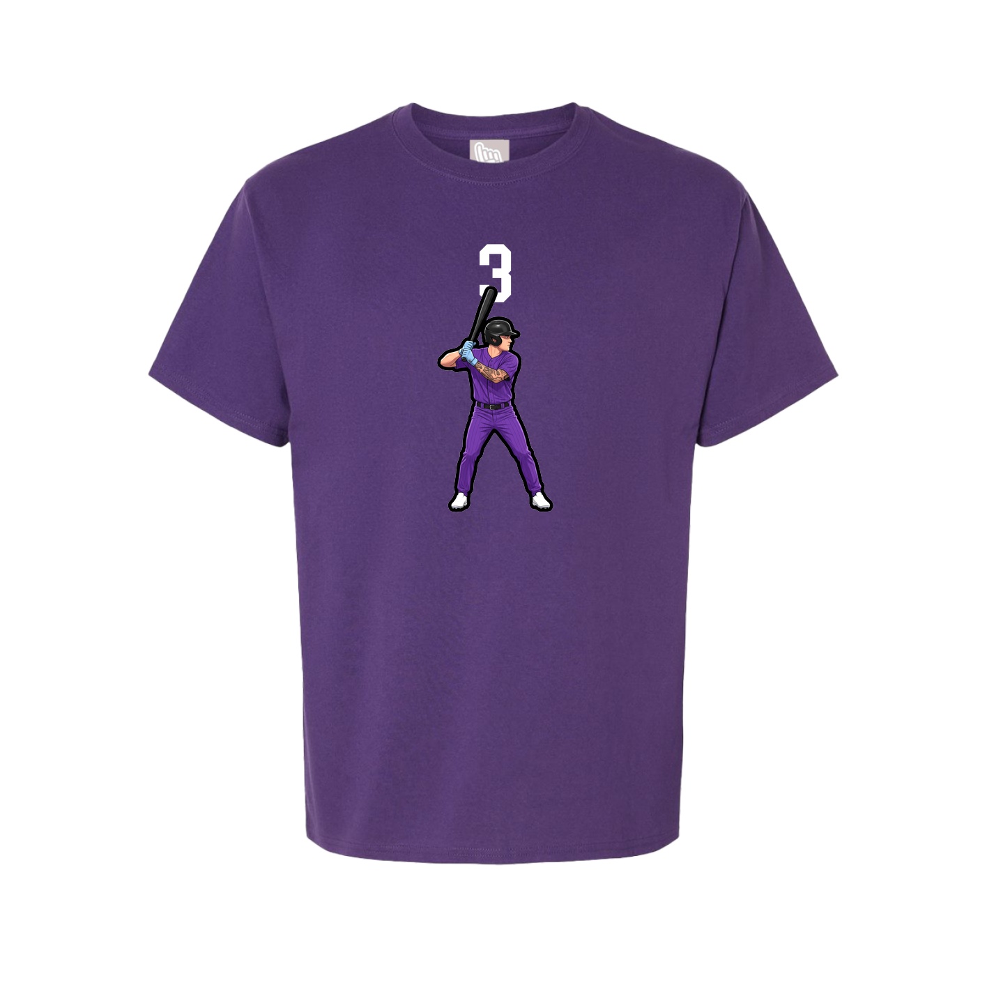 Tee — Number Top in Purple