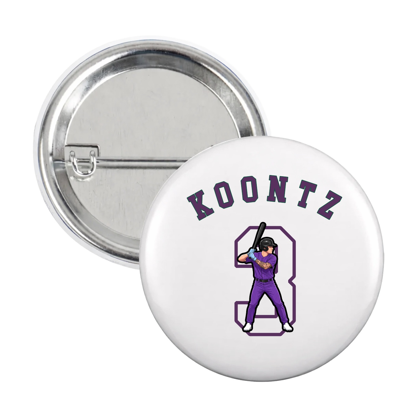 Game Day Button — Shirsey Arch in White