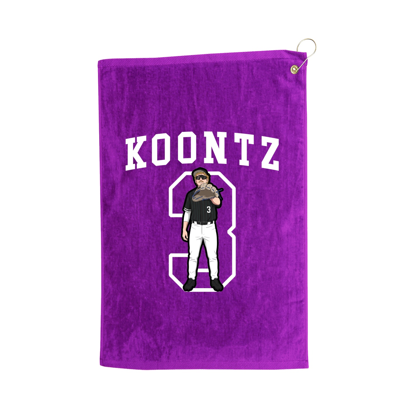 Golf Towel — Shirsey in Purple
