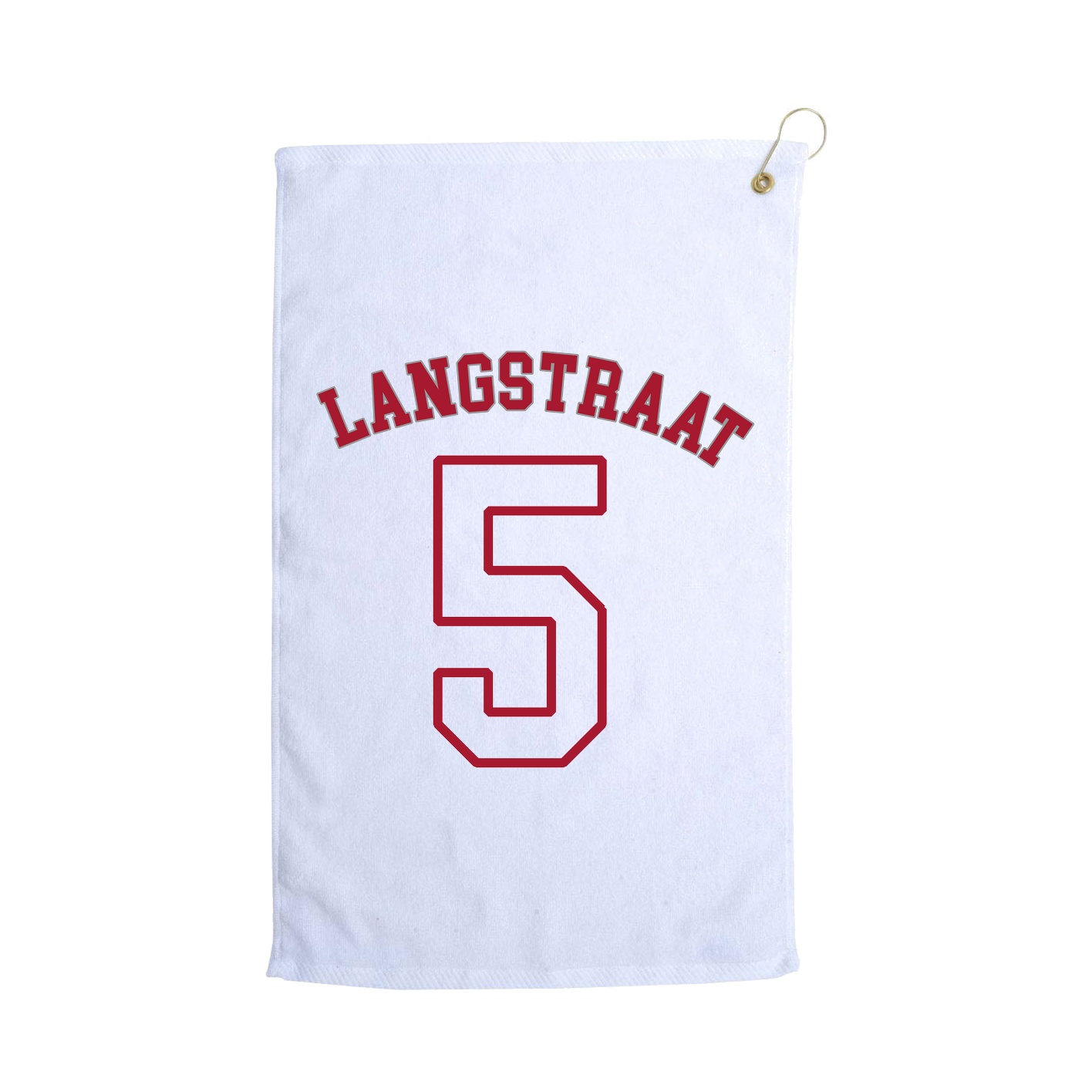 Golf Towel — Shirsey Arch in White