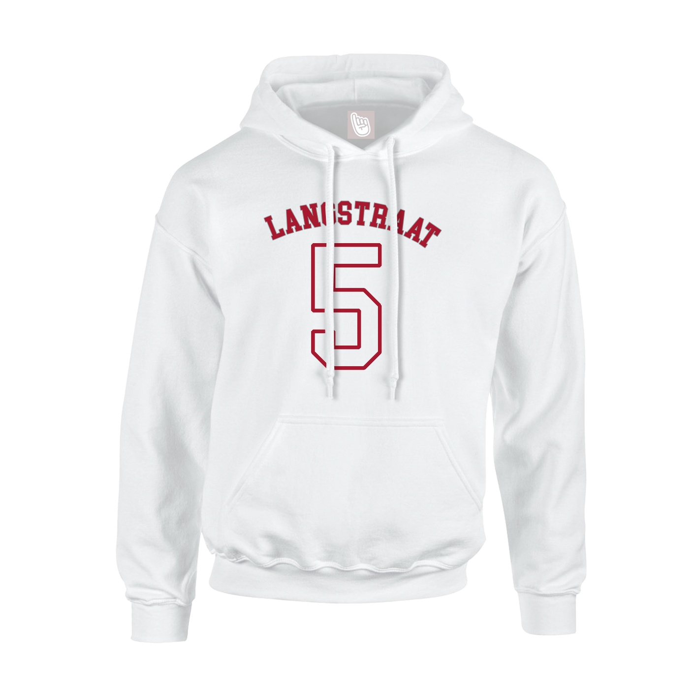 Youth Hoodie — Shirsey Arch in White