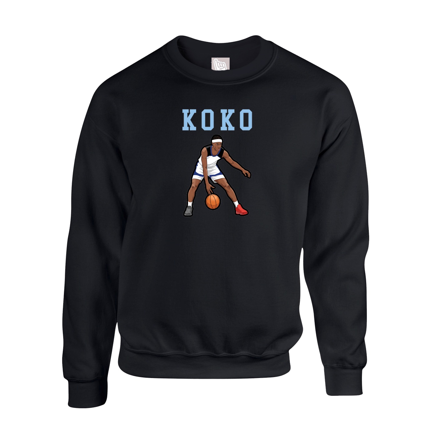 Fleece Crew — Shirsey in Black