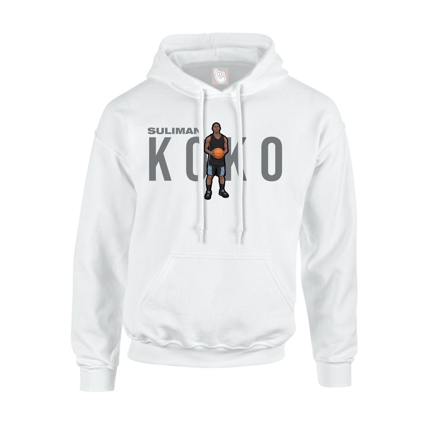 Hoodie — Player Name in White