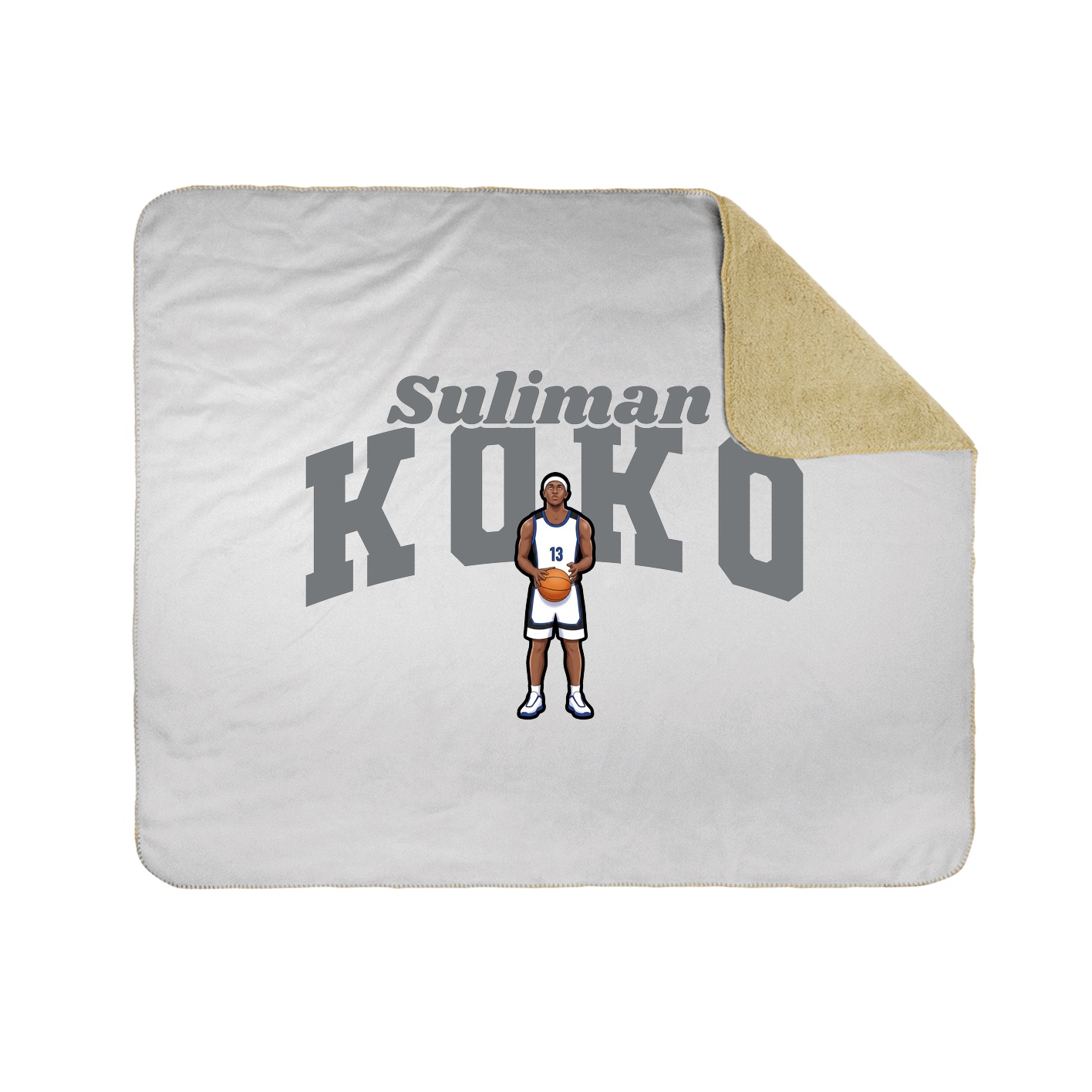 Throw Blanket — Signature Arch in White
