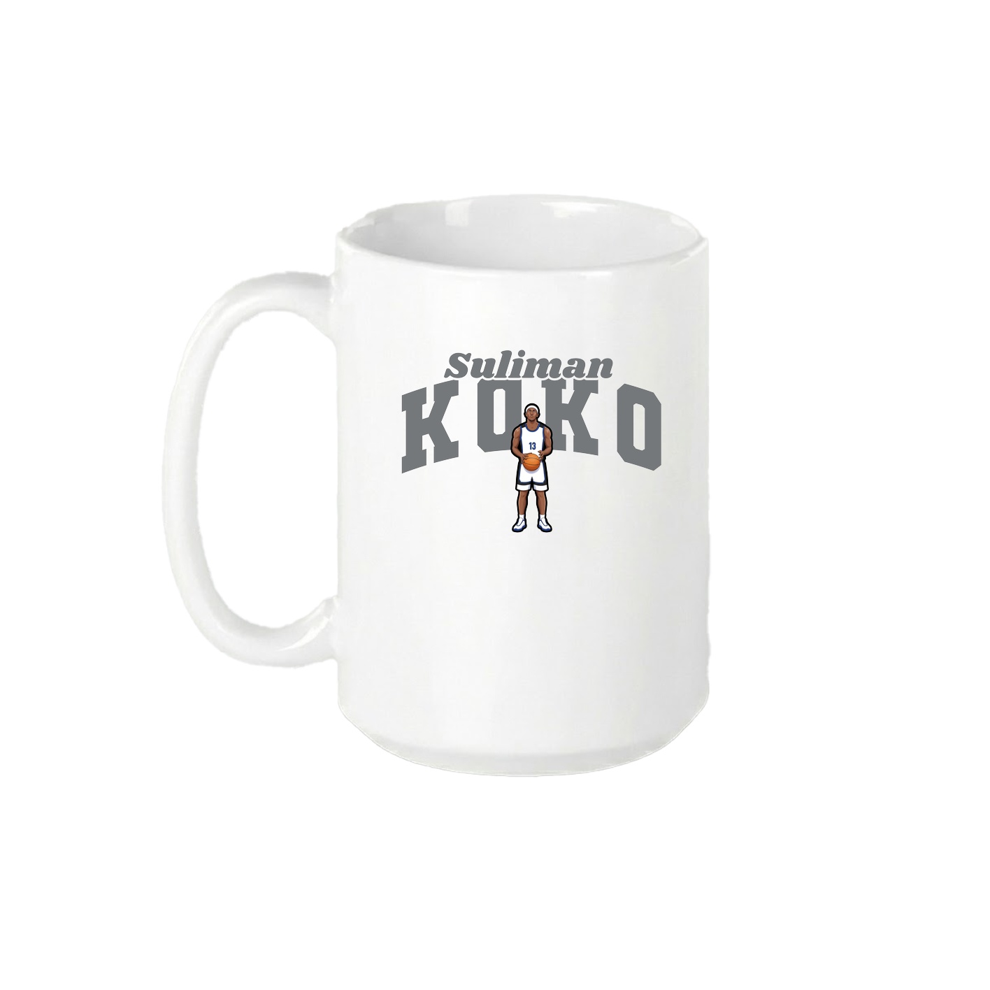 15oz Coffee Mug — Signature Arch in White