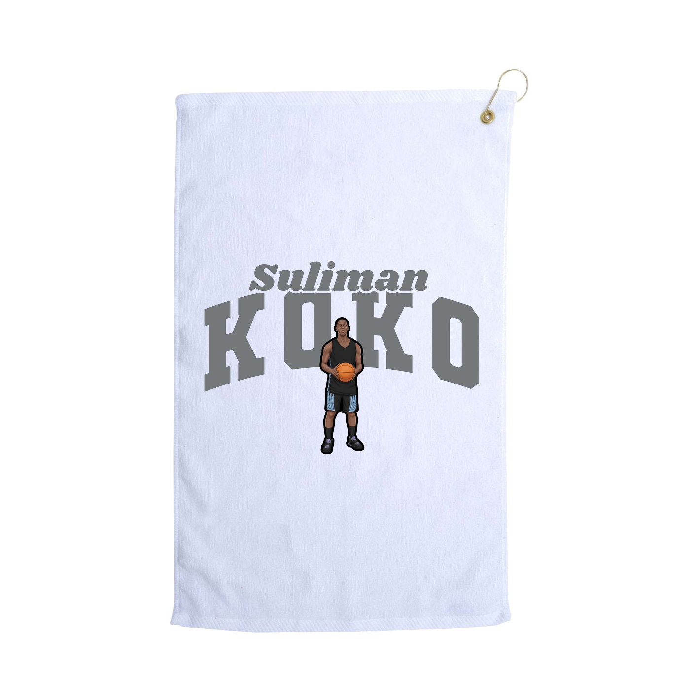 Golf Towel — Signature Arch in White