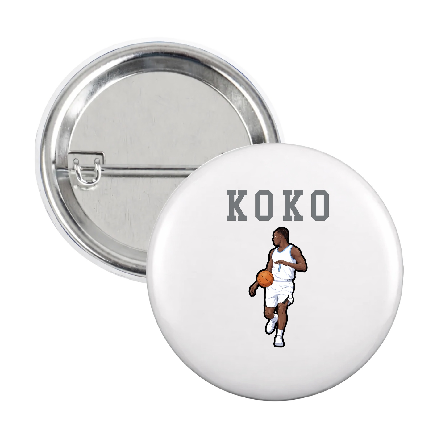 Game Day Button — Shirsey in White