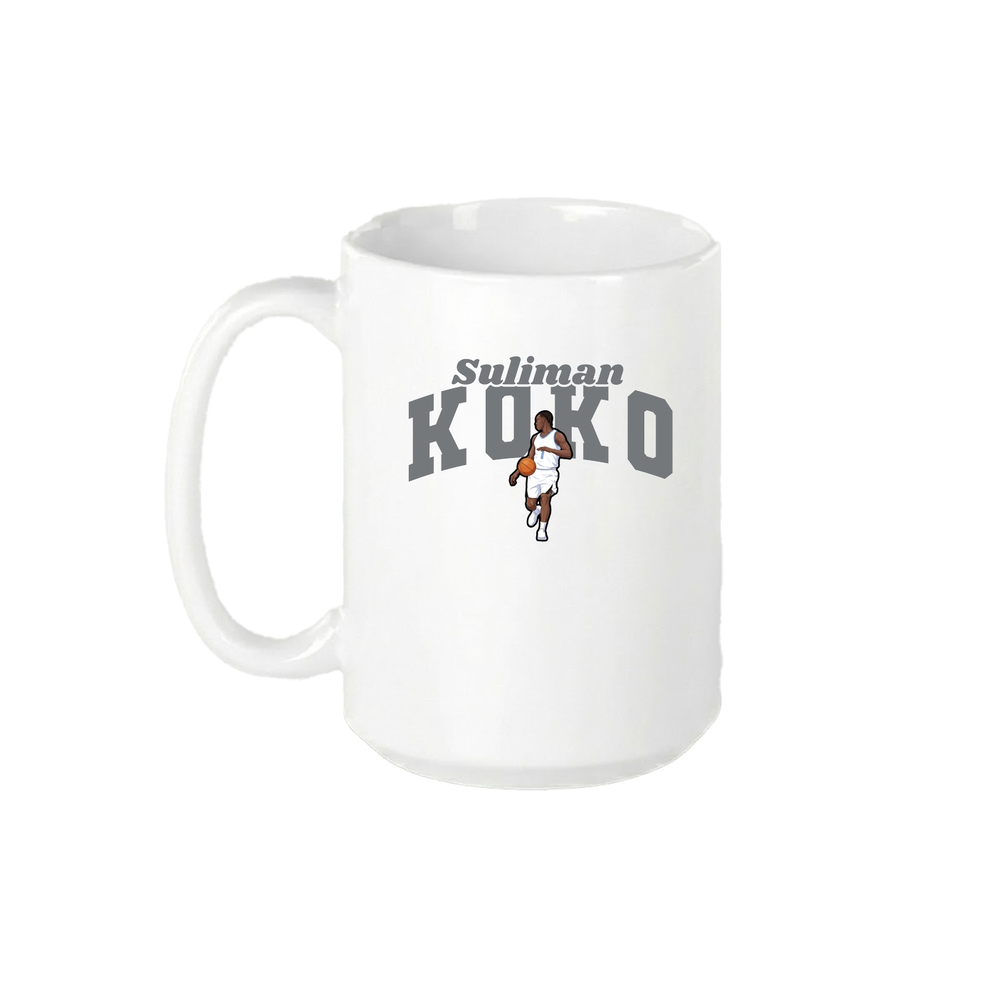 15oz Coffee Mug — Signature Arch in White