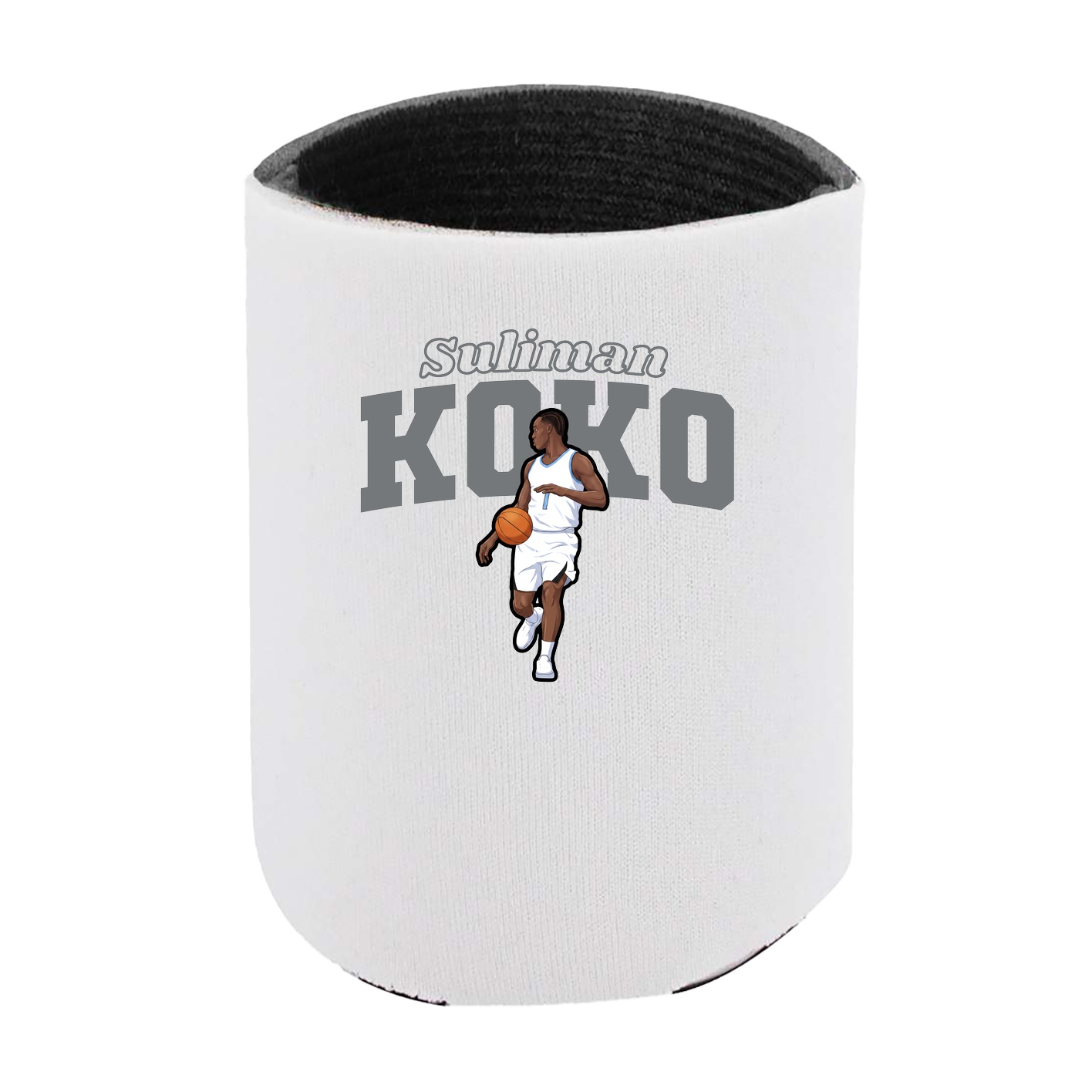 Can Holder — Name Arch in White