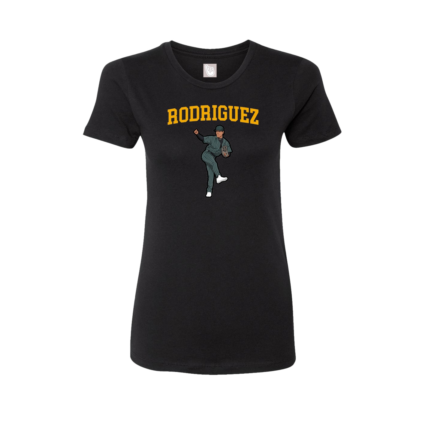 Fitted Women's Tee — Shirsey in Black