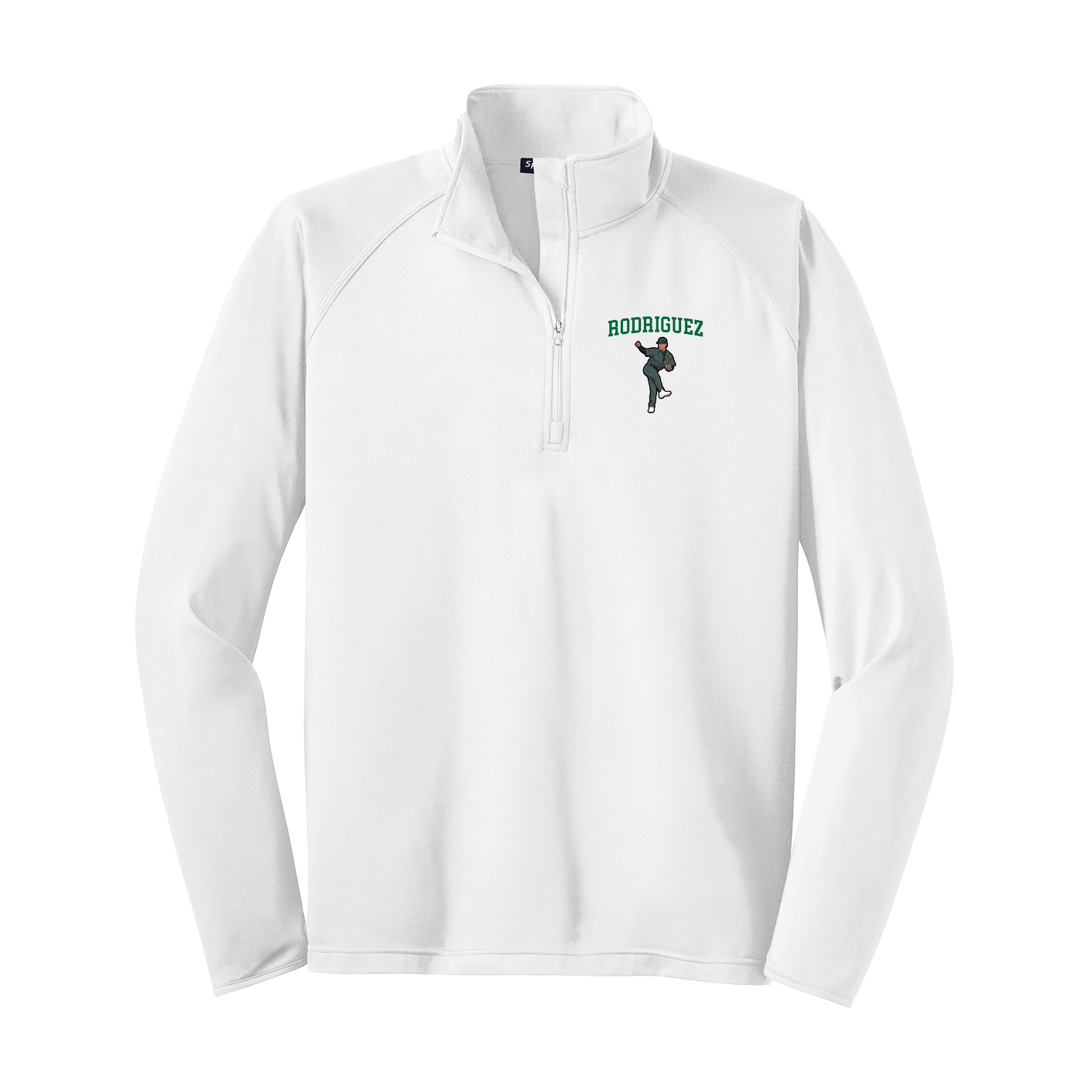 Q-Zip Pullover — Shirsey in White