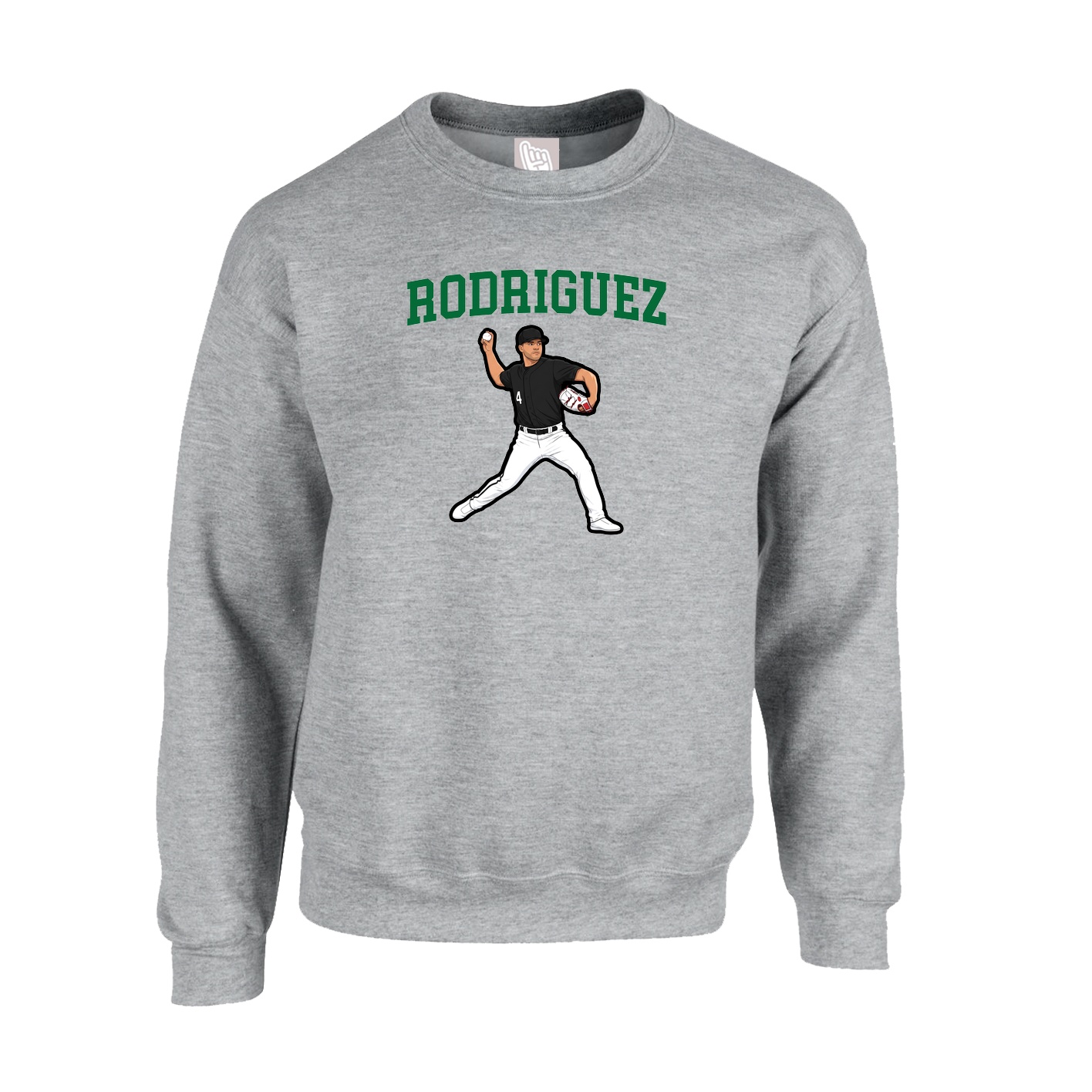 Fleece Crew — Shirsey in Grey