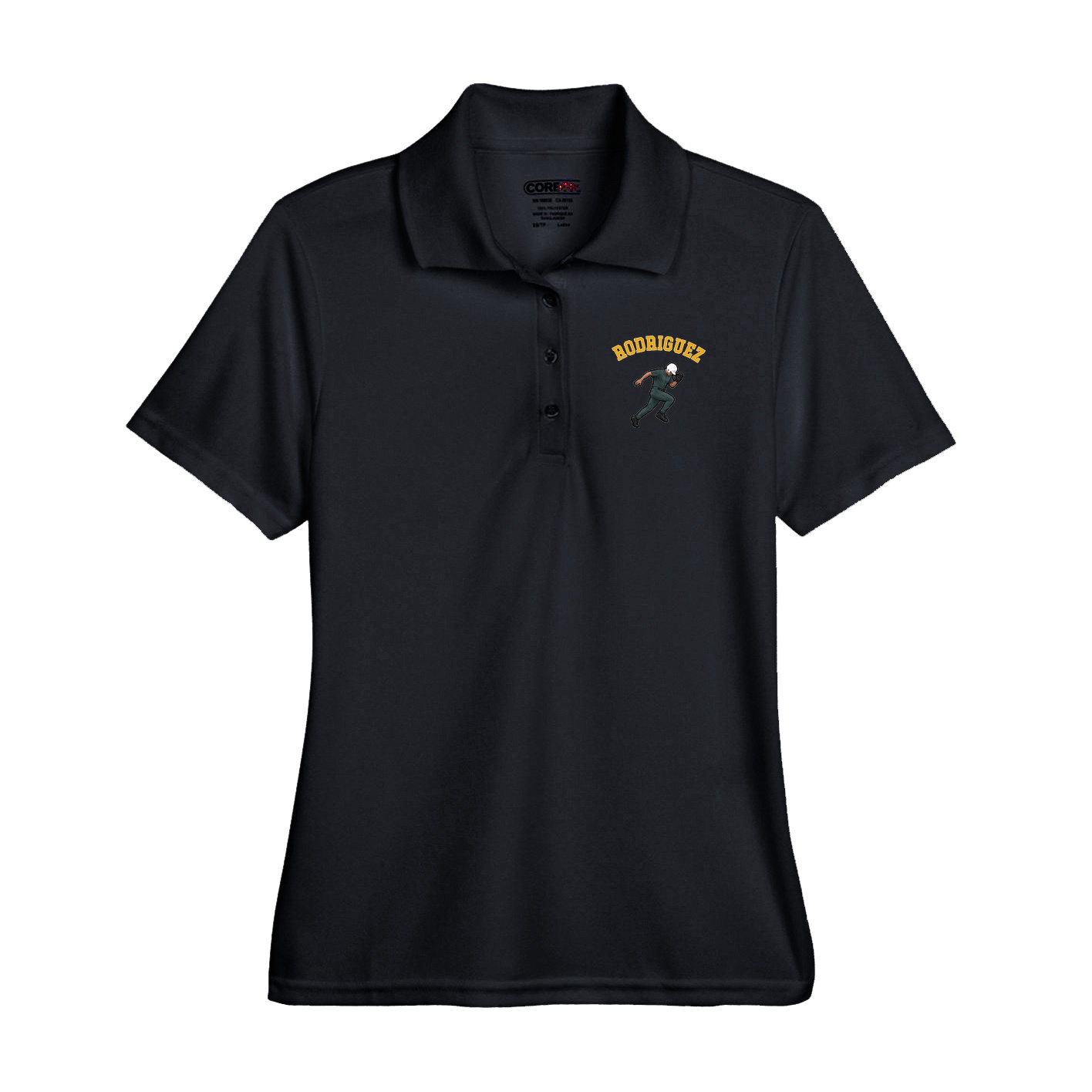 Performance Polo — Shirsey Arch in Black