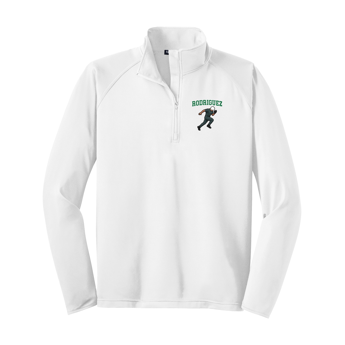 Q-Zip Pullover — Shirsey in White
