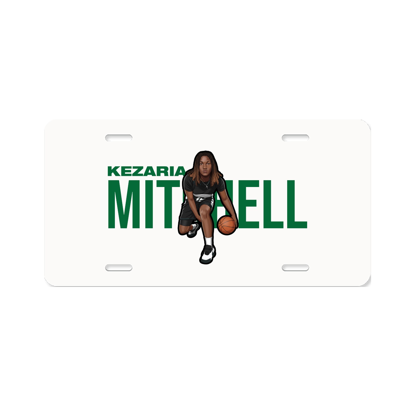License Plate — Player Name in Classic