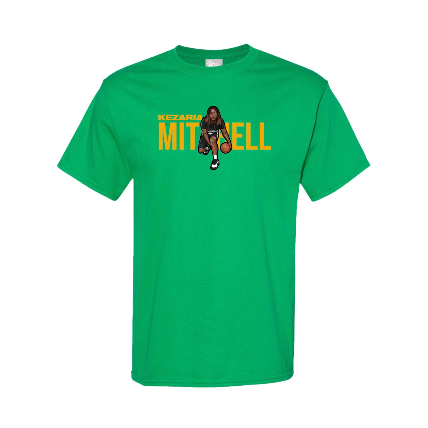 Youth Tee — Player Name in Green