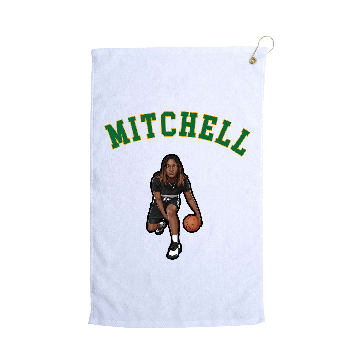 Golf Towel — Shirsey Arch in White