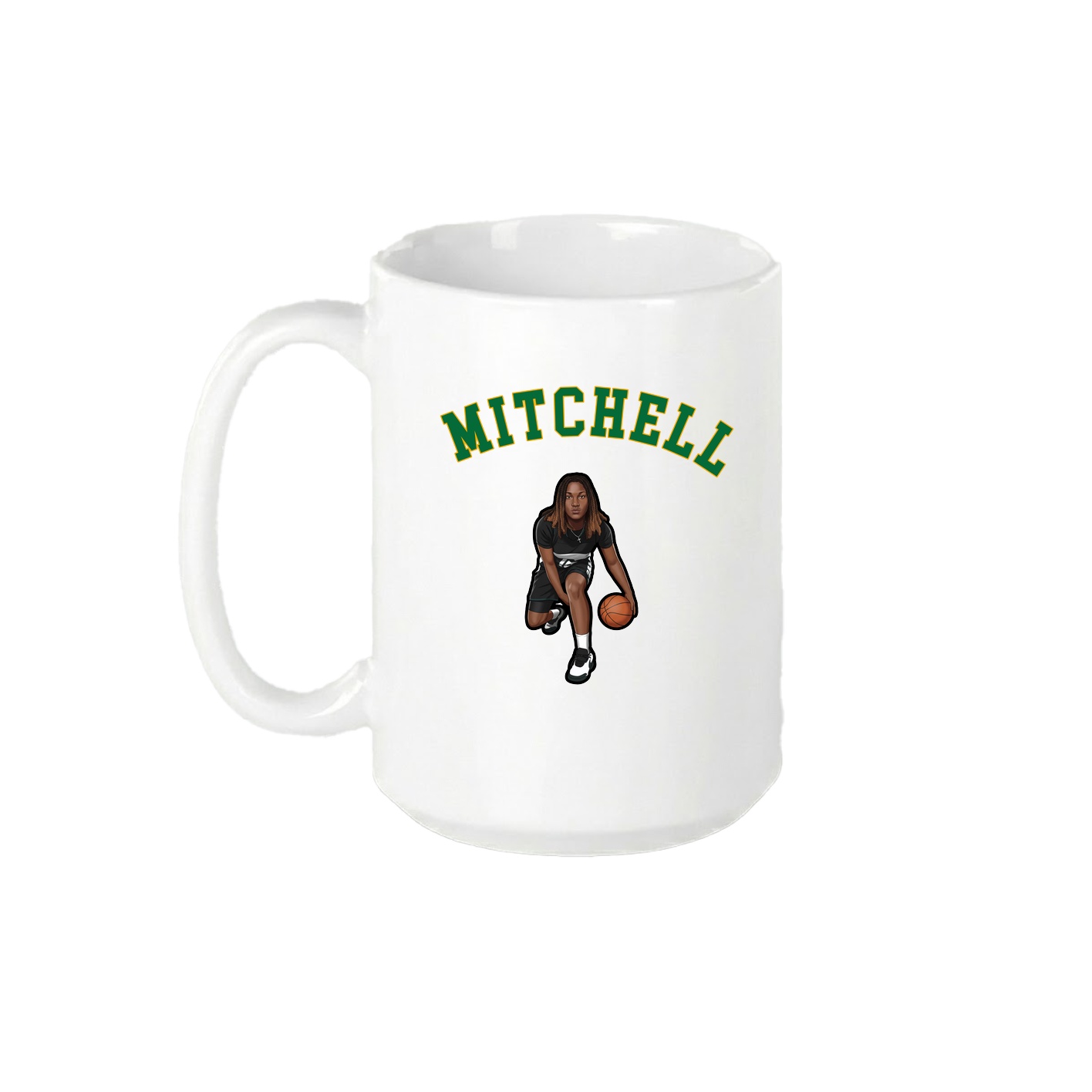 15oz Coffee Mug — Shirsey Arch in White