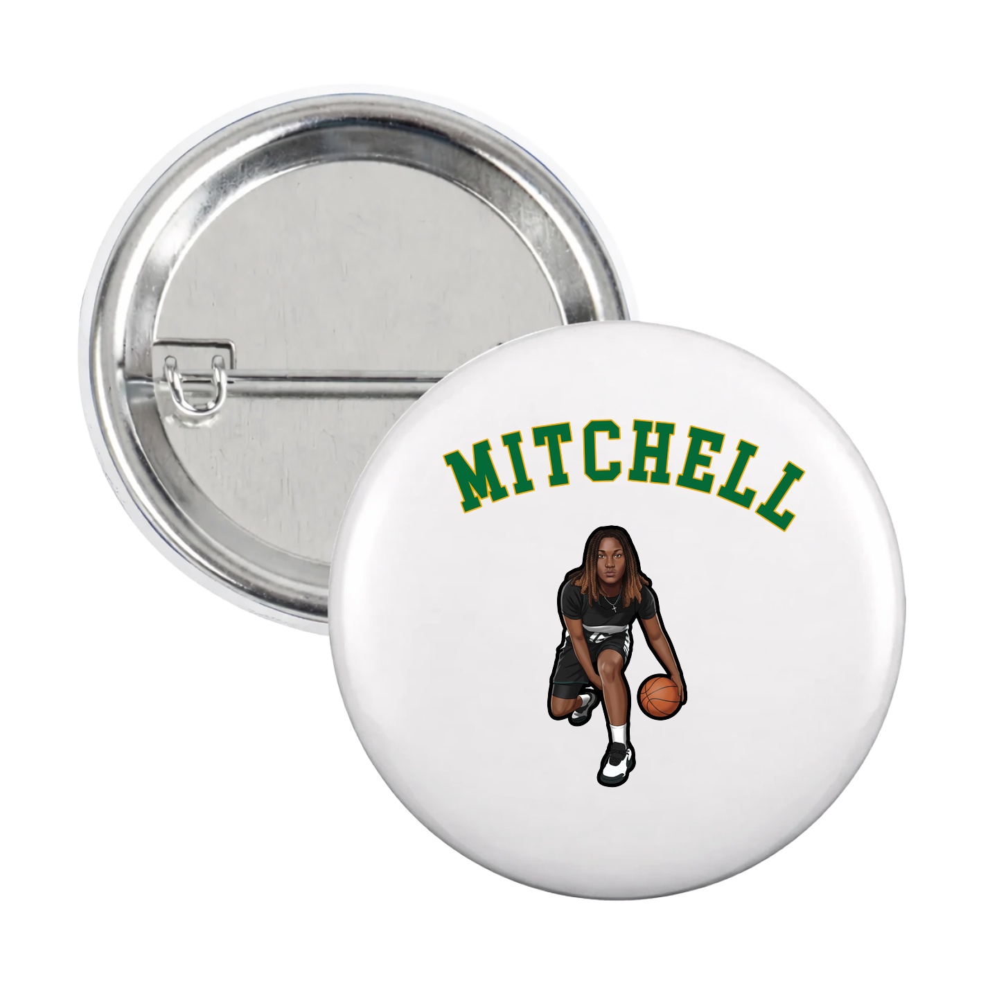 Game Day Button — Shirsey Arch in White
