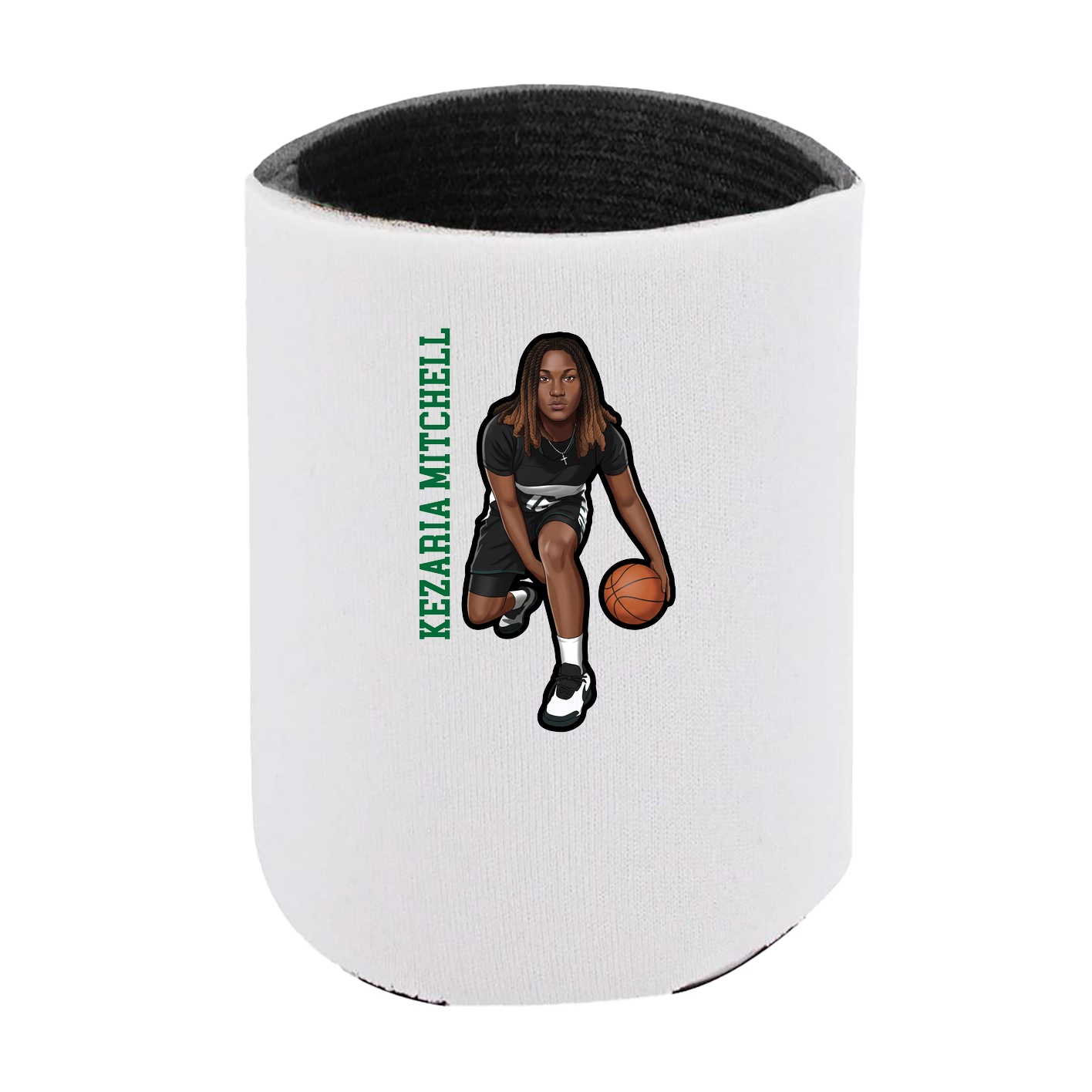 Can Holder — Name Vertical in White