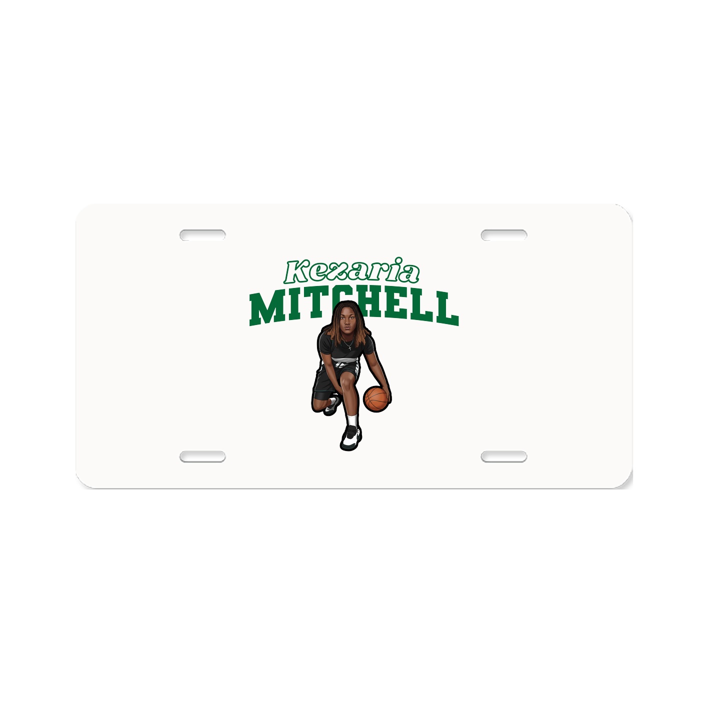 License Plate — Name Arch in Classic
