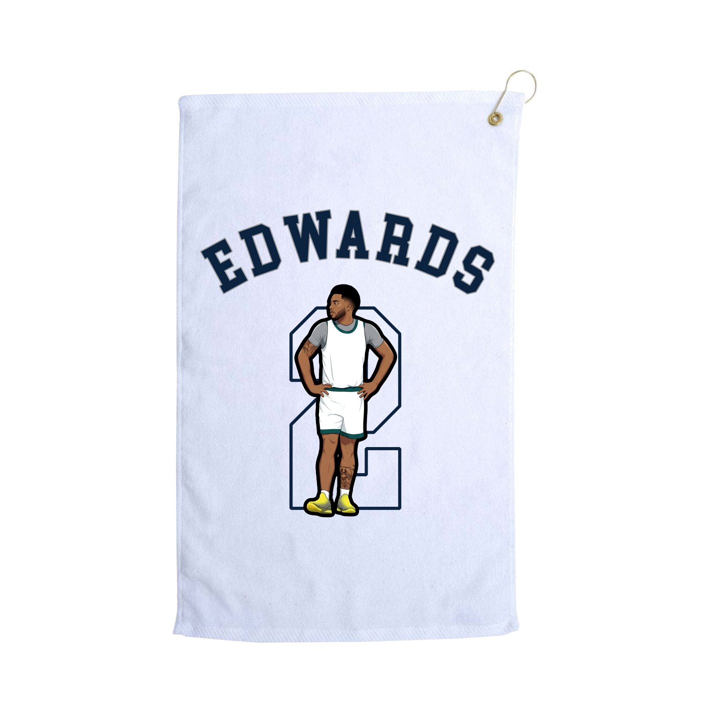 Golf Towel — Shirsey Arch in White