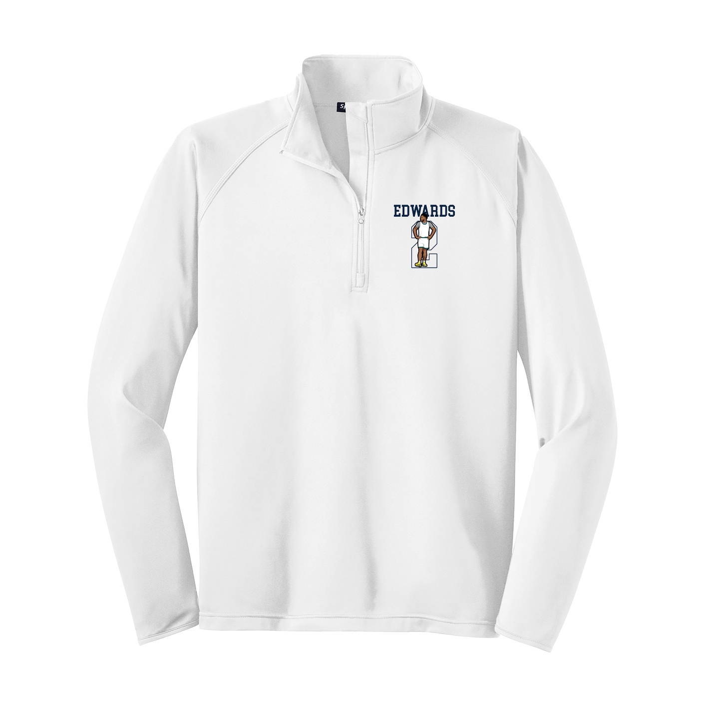 Q-Zip Pullover — Shirsey in White