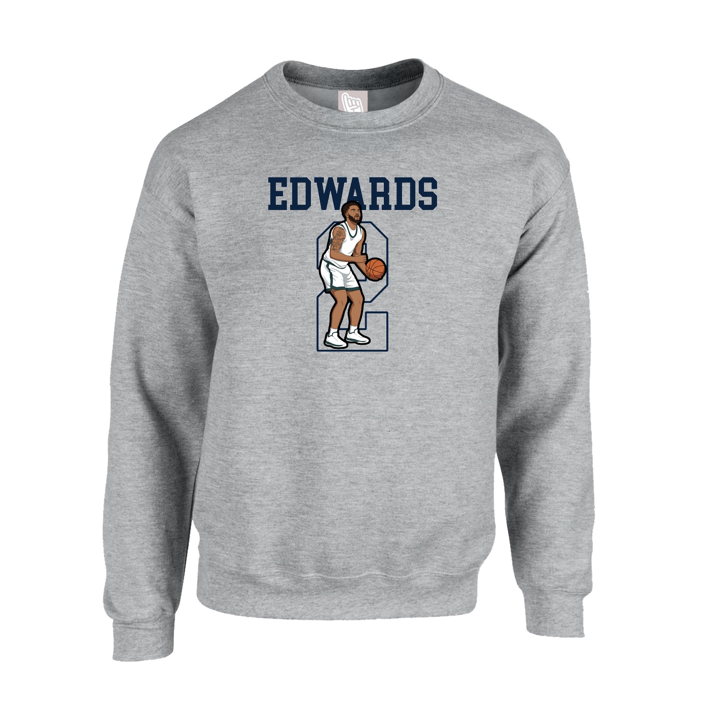 Fleece Crew — Shirsey in Grey