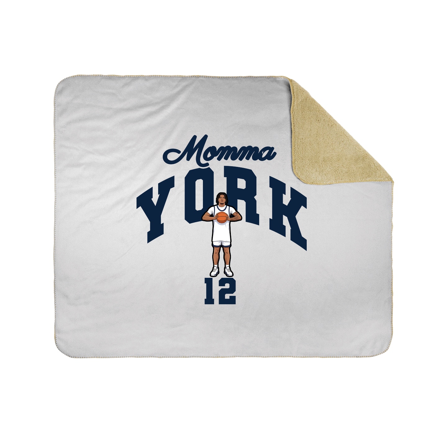 Throw Blanket — Mothers Day Arch in White