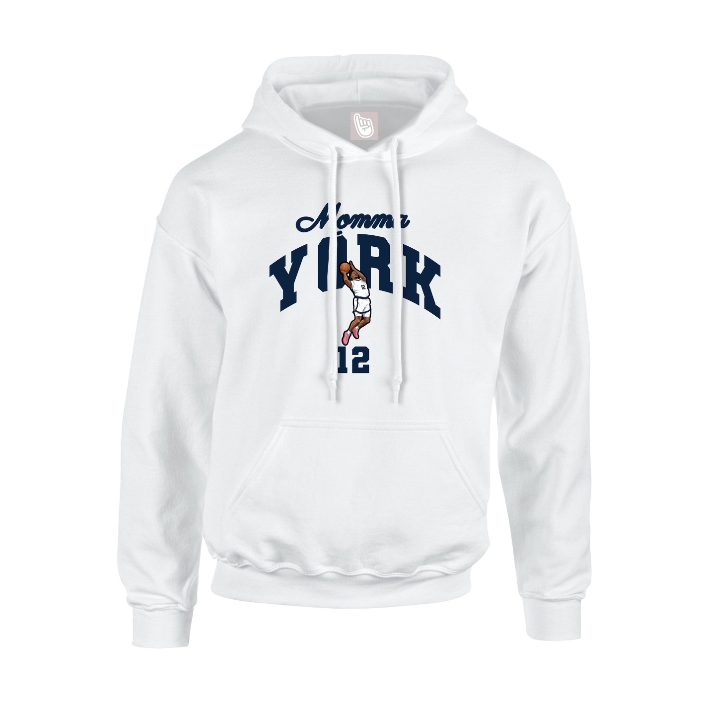 Youth Hoodie — Mothers Day Arch in White