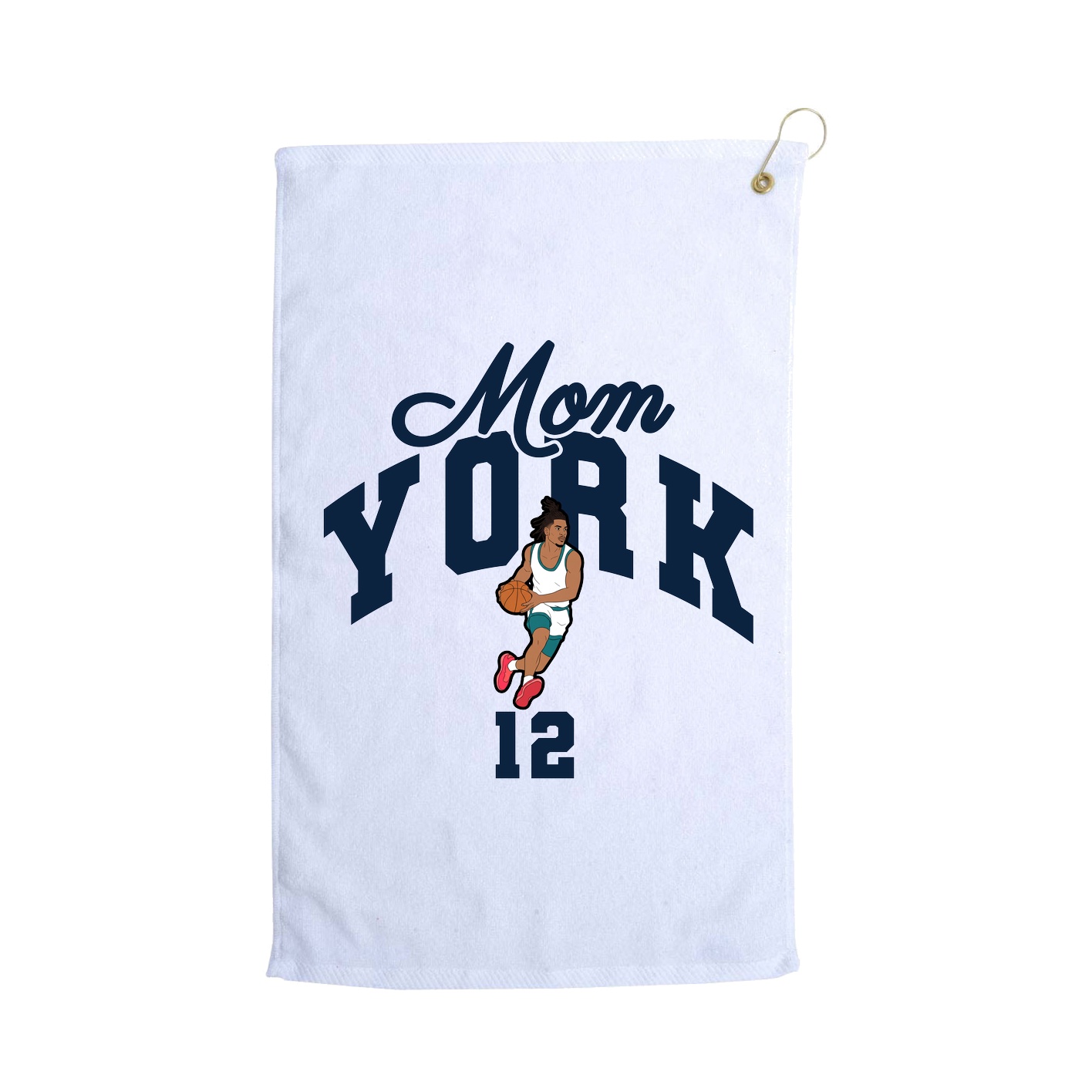 Golf Towel — Mothers Day Arch in White
